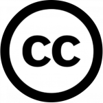 Icono genérico de una licencia Creative Comons, siguiendo la estética del de Copyright.
