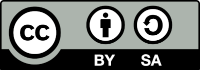 Emblema de la licencia CC BY-SA