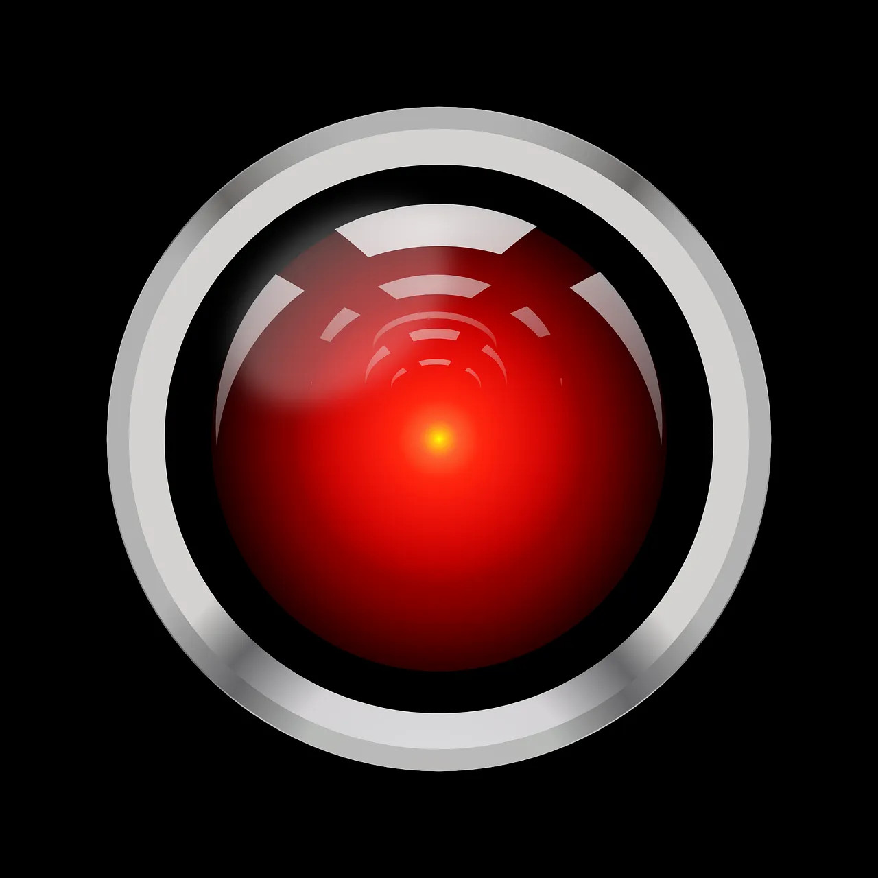 Icónica imagen del "ojo" rojo de Hal 9000